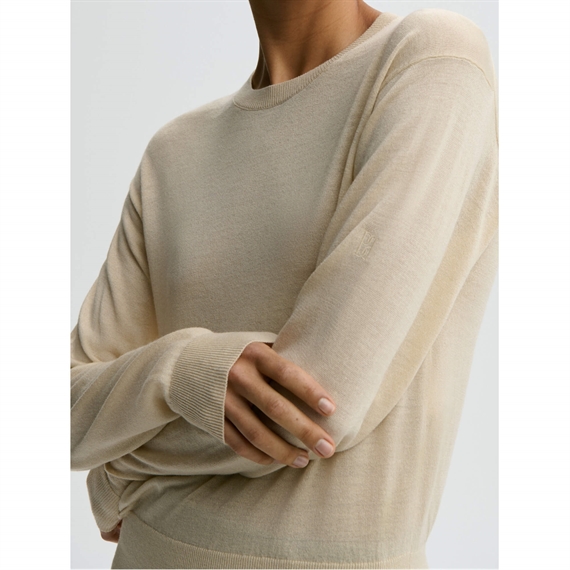 By Malene Birger Mantea Sweater, Vanilla Cream 
